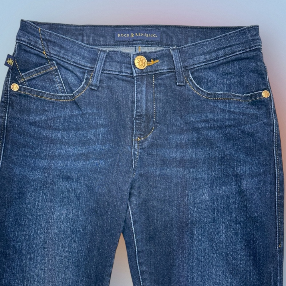 Rock & Republic Dark Blue Boot Cut Jeans
